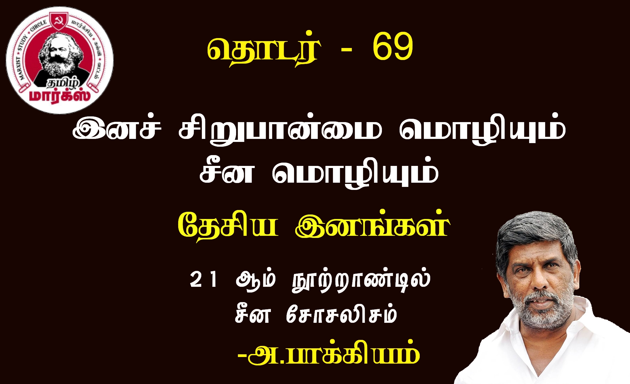இனச் சிறுபான்மை மொழியும் சீன மொழியும்-அ.பாக்கியம்